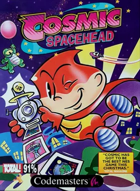 Cosmic Spacehead (Europe) (En,Fr,De,Es) (Unl) box cover front